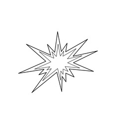 Obraz premium explosion icon 