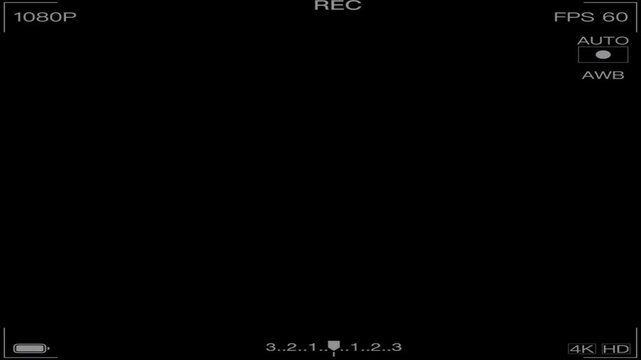 nagrywanie, widok, informacje, ekran, matryca