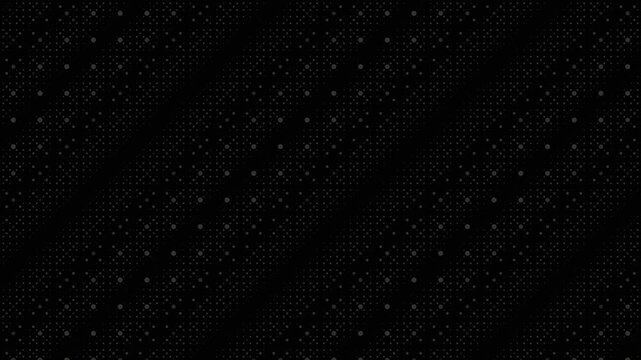 Minimalist dark digital grid background with flickering led dots