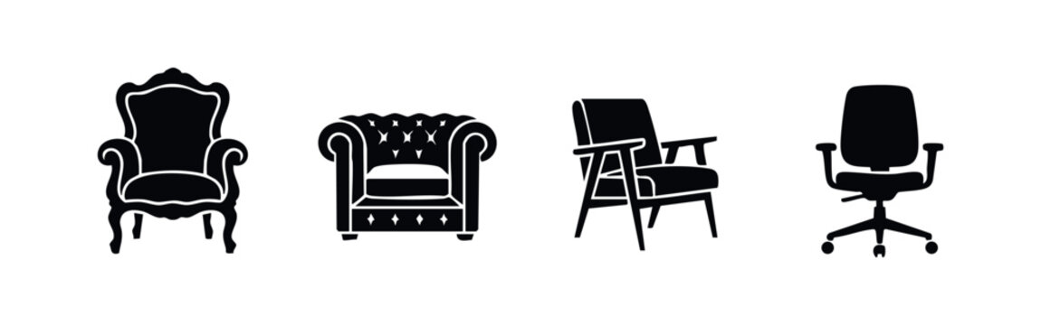 Assorted Chair Silhouettes