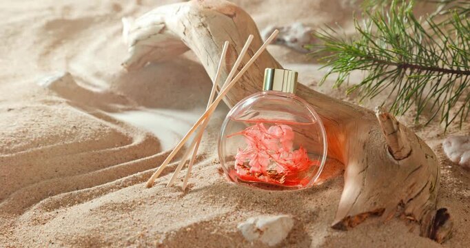 Fresh fragrance diffuser smelling of summer and holidays.