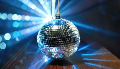 Obraz premium Disco ball in a night club. Generated with AI