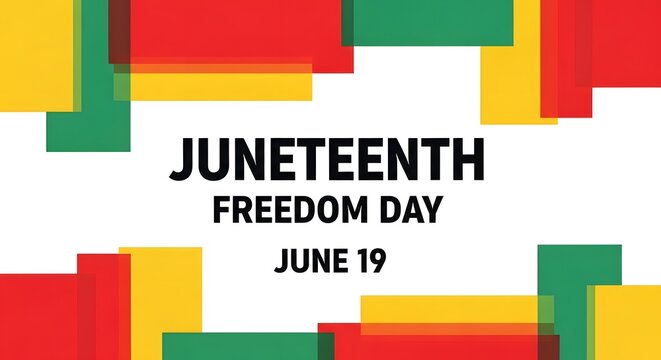 Juneteenth Freedom Day Celebration Background