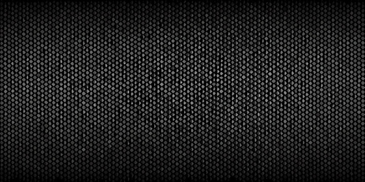 carbon fiber texture pattern in dark monochrome black material surface grid weave