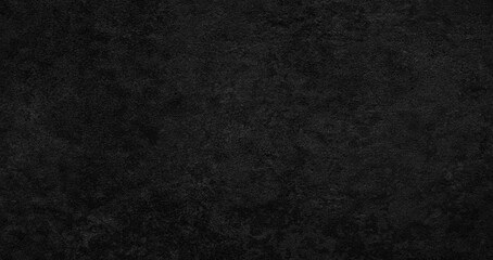 Fototapeta premium Abstract background with black wall grain grunge texture for web banner template or wallpaper design