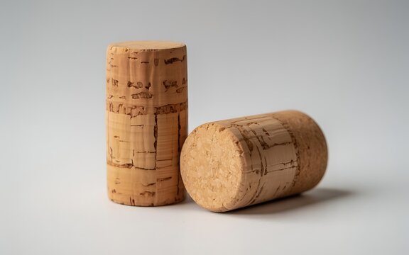 Two Natural Wine Corks Photography Studio Background
