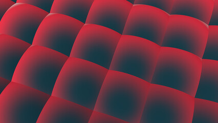 Fototapeta premium Abstract red and blue geometric pattern
