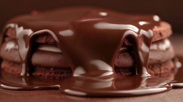 chocolate cake with nuts