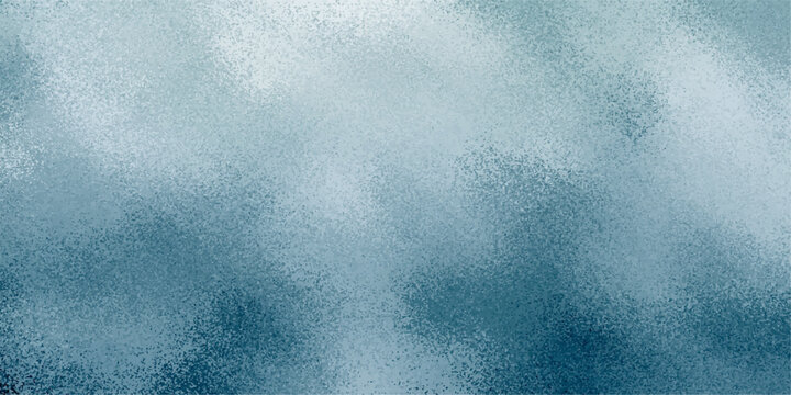 An old grunge paper texture with a blue abstract background, featuring a rough vintage paint surface and cold winter ice design