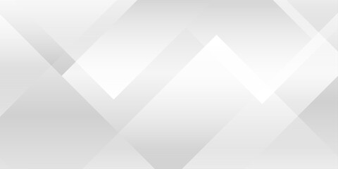 Obraz premium Abstract white background with geometric square shapes and soft grey gradients for modern presentation designs. A clean, minimalist vector style background