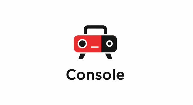 Retro Game Console System Device.