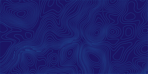 Blue topographic map abstract background with wavy contour lines for geographic, cartographic, and high-tech designs. geographical maps, terrain elevation, or fluid liquid ripples © Creative Lis