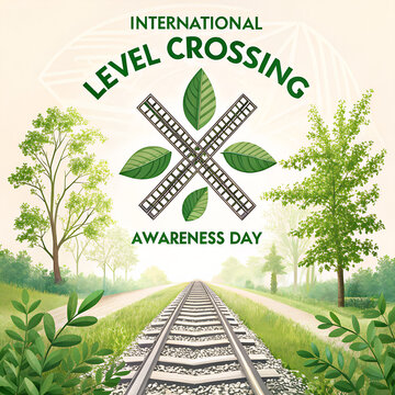 International level crossing awareness day outdoors.