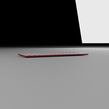 Teclado inform&aacute;tico sin rotulaci&oacute;n en m&uacute;ltiples colores