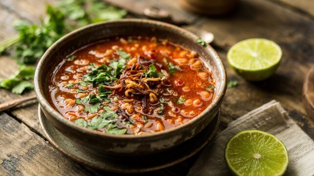 Egyptian cuisine. The famous Egyptian Shorbat Koshari is a liquid national dish of Egypt. The traditional dry Koshari consists of a mixture of rice, pasta, lentils and chickpeas with tomato sauce.
