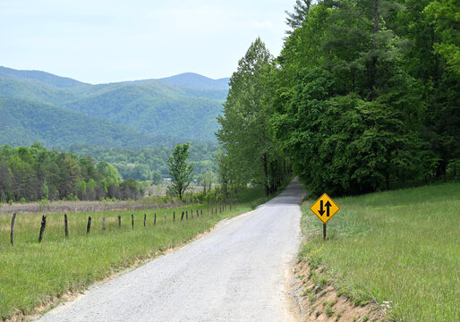 Two-Way Country Road