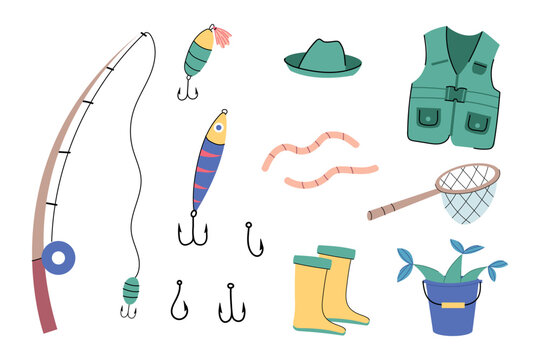 Cartoon Worm On Hook Images  Browse 1,381 Stock Photos, Vectors, and Video  | Adobe Stock