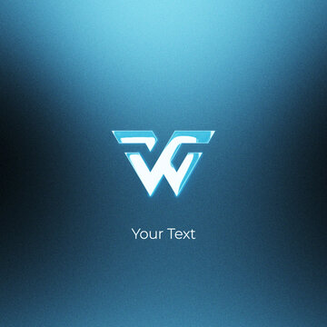 Neon Outline Glossy Logo Reveal Square Cinematic Light Burst Brand Animation