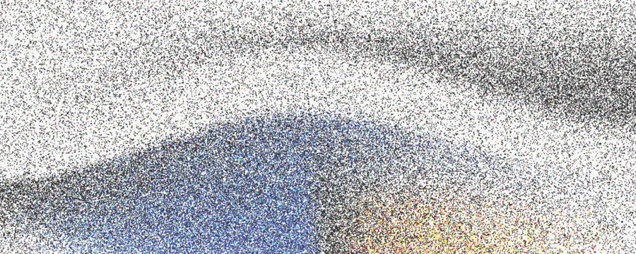 Transparent refracted fractal glass gradient effect, ribbed glass vibrant texture
