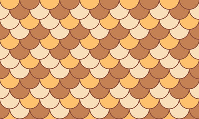 Seamless earthy tone fish scale pattern.  Perfect for textile design, website backgrounds, or any project needing a subtle yet stylish texture.  Evokes feelings of warmth, calm, and natural beauty. © Olena
