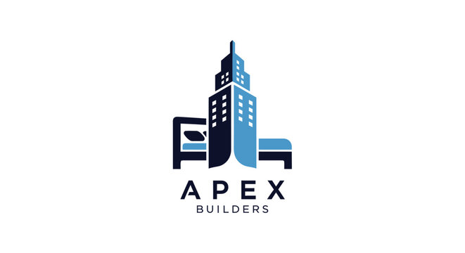 Apex Builders Real Estate Logo Concept