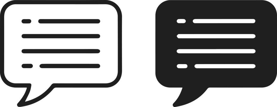 Customer support chat bubbles for help center