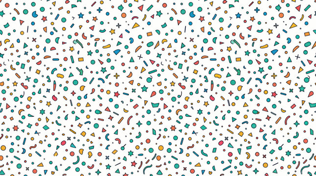 Colorful Confetti Pattern