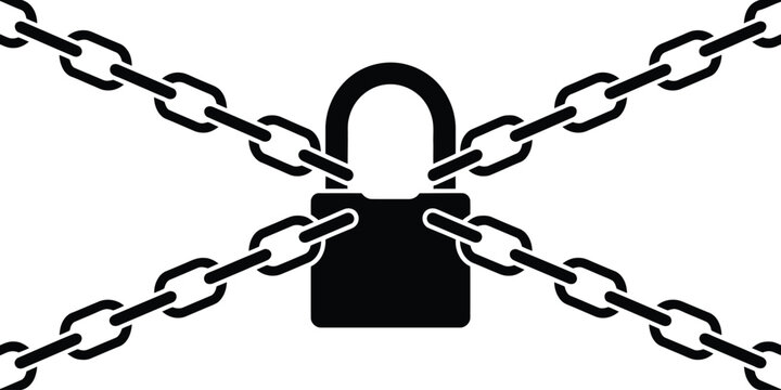 padlock security concept privacy protection symbol vector