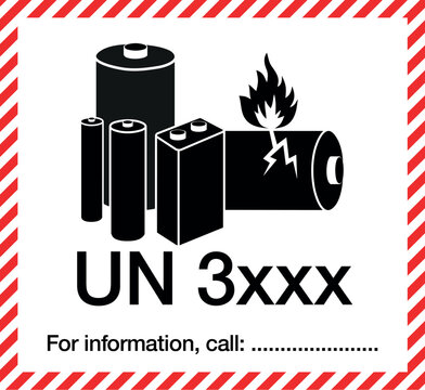 Label Lithium Battery-editabile