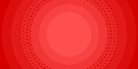 Red abstract comic zoom background with halftone dots pattern. Bright radial pop art gradient background for sales, promotion, and marketing banner. © Muhammad