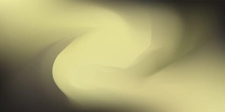 Abstract soft pale yellowish-green swirling mist or smoke against a dark muted background. High-key light center fades to dark corners.
