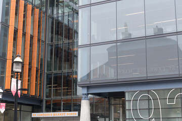Naklejka premium St. Lawrence Market North building designed by RSHP (Rogers Stirk Harbour + Partners), 92 Front St E, Toronto