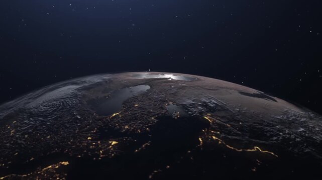 Designed image of planet Earth