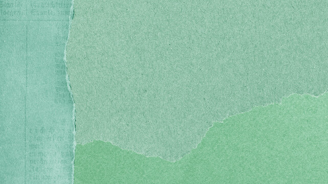 Textured green torn paper layers desktop wallpaper
