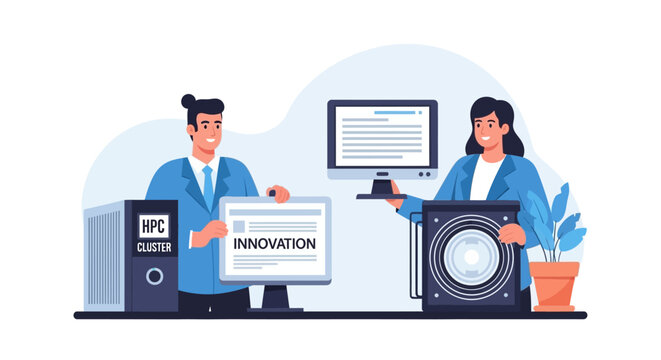 Business Innovation: People with HPC Cluster and Computer Technology