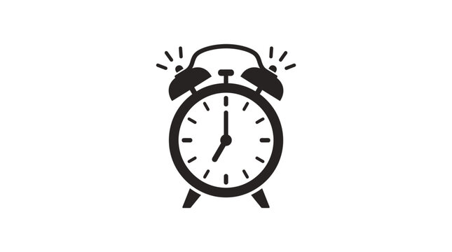 Alarm clock ringing loud alarm.