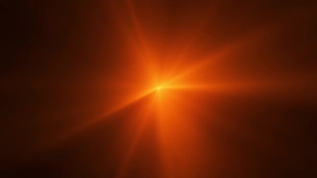 Cinematic Deep Tangerine Orange Glow Rhythmic Pulse Warm Light Blooming Abstract Animation