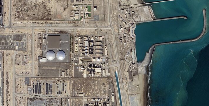 Sohar Port LNG Terminal Satellite Image, Oman