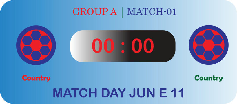 Circula match day countdown timer graphic