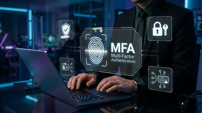 Multi Factor Authentication Security System With Biometric Identity Verification