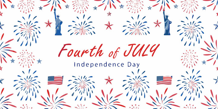 fourth of july fireworks pattern independence day