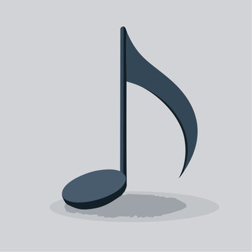 Single Musical Note Icon