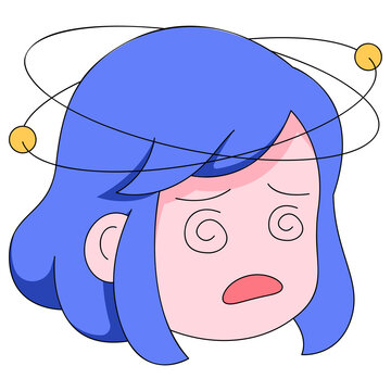 Dizzy Sticker