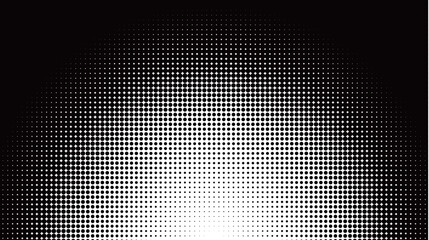 Black and White Halftone Dome Pattern Background © J BOY