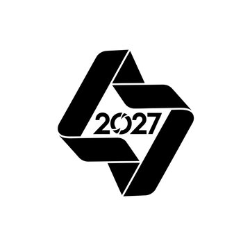 Black 2027 logo on white background.