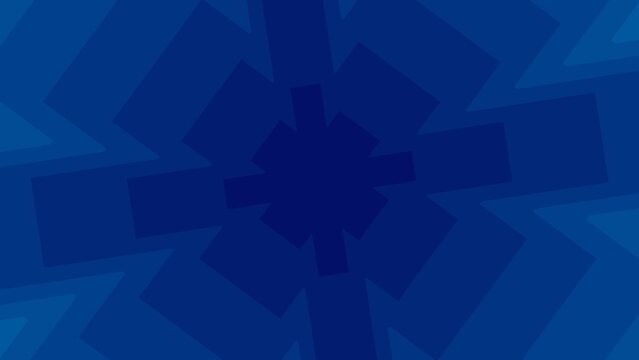 Vibrant Geometric Abstract Blue Pattern Centered Design