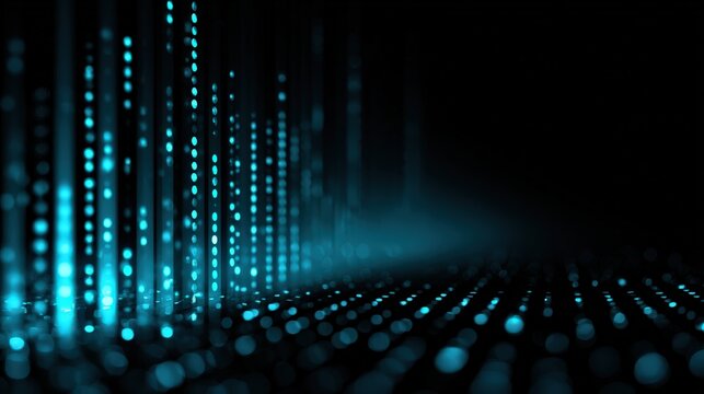 Minimal premium fintech background with glowing financial data patterns