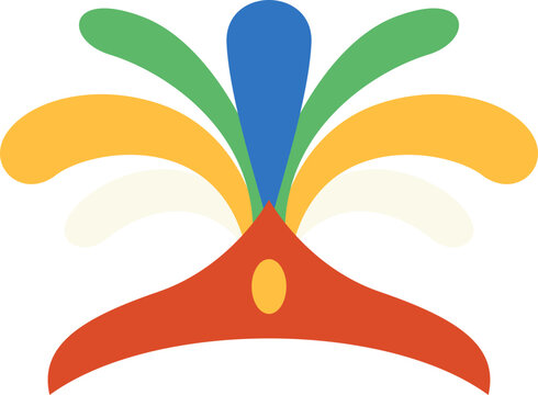 Rio Carnival Elements Set Icon 