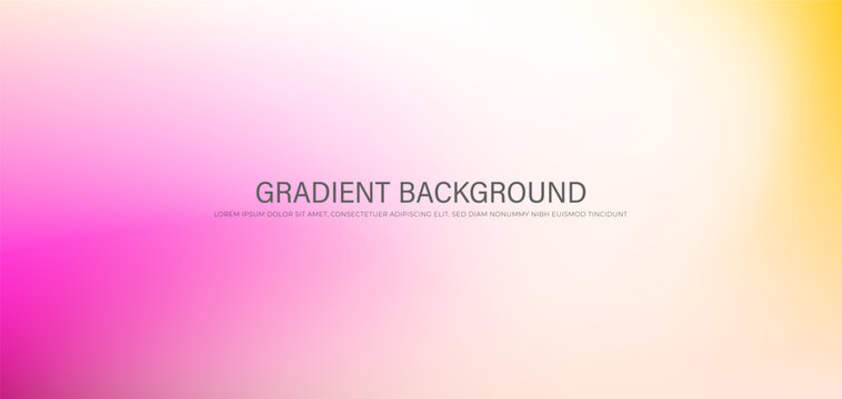 Blurred color gradient background, abstract pink grain gradation texture, vector soft purple yellow  texture blur abstract background