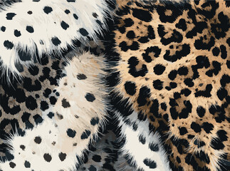 Naklejka premium animal Print vector
